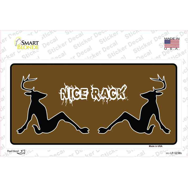 Nice Rack Novelty Sticker Decal