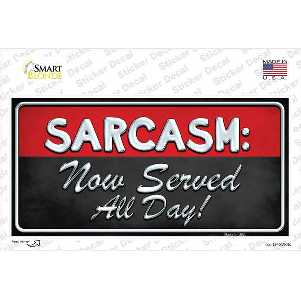 Sarcasm Novelty Sticker Decal