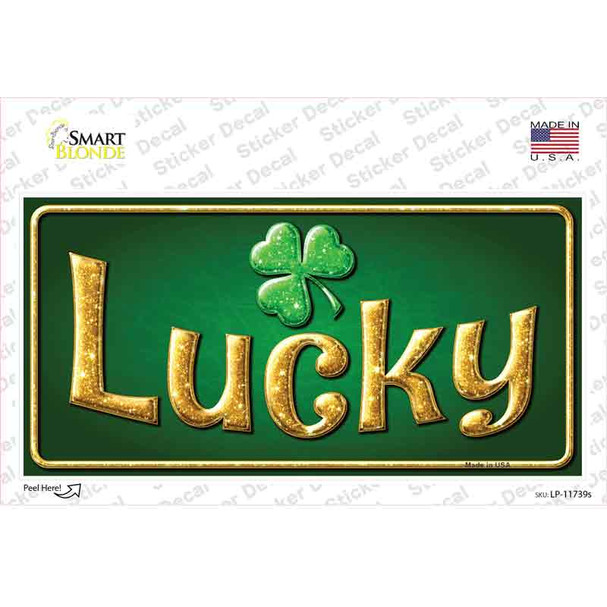 Lucky Irish Novelty Sticker Decal