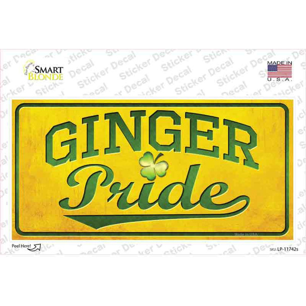 Ginger Pride Novelty Sticker Decal