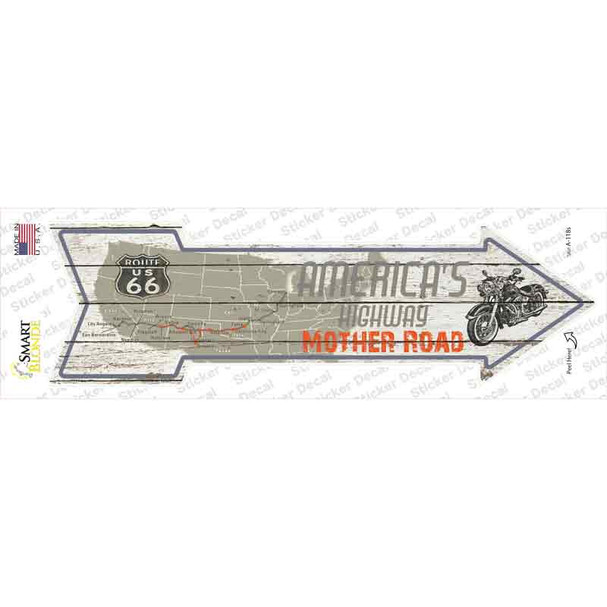 Americas Highway Novelty Arrow Sticker Decal