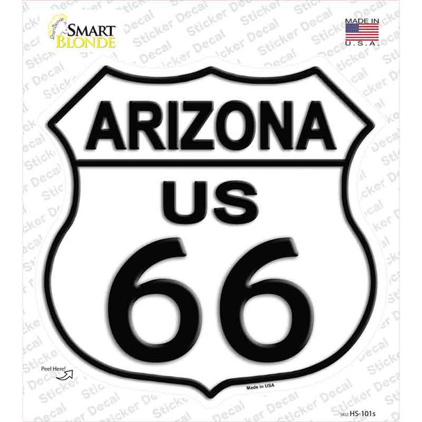 Arizona Route 66 Novelty Highway Shield Sticker Decal