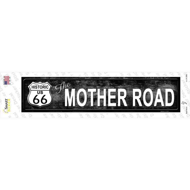 Route 66 Mother Road Black Novelty Narrow Sticker Decal