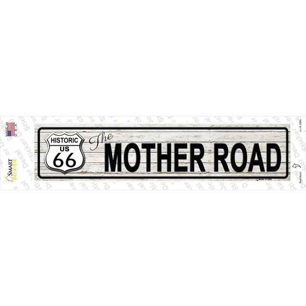 Route 66 Mother Road Grey Novelty Narrow Sticker Decal