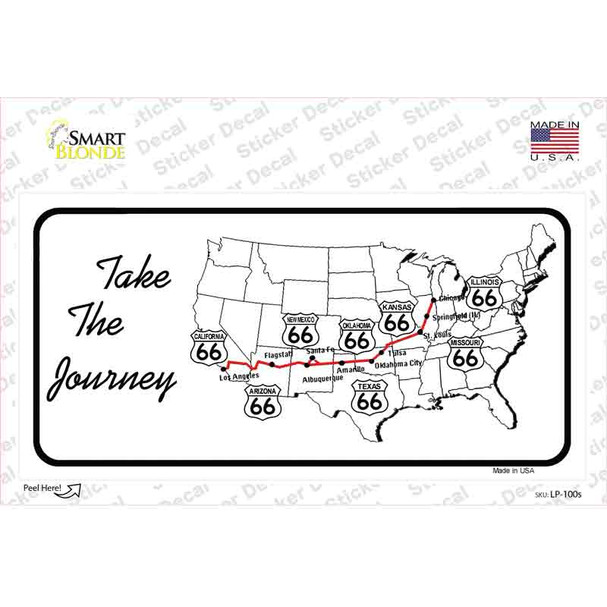 Take The Journey Novelty Sticker Decal