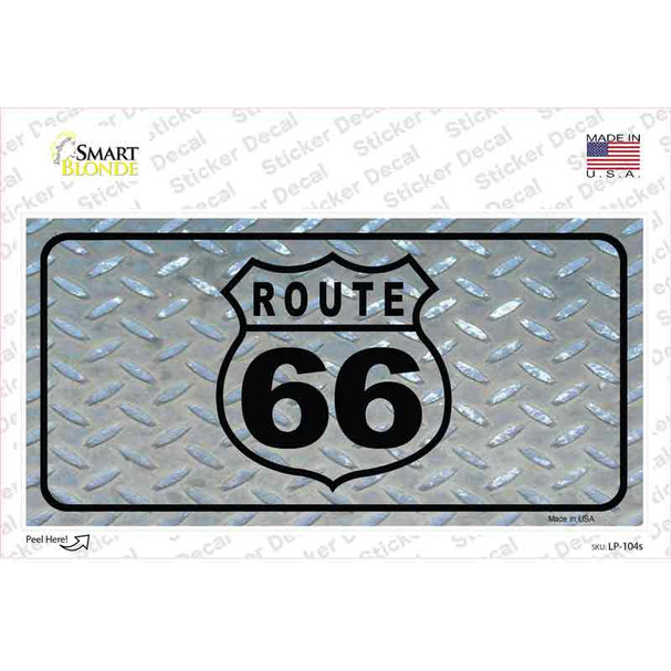 Route 66 Shield Diamond Novelty Sticker Decal