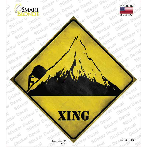 Struggle Xing Novelty Diamond Sticker Decal