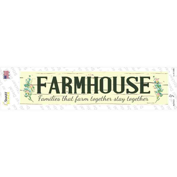 Farmhouse Novelty Narrow Sticker Decal