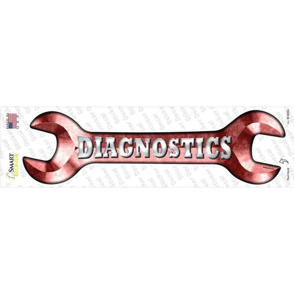 Diagnostics Novelty Wrench Sticker Decal