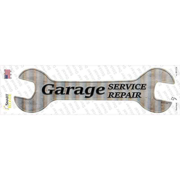 Service Repair Novelty Wrench Sticker Decal