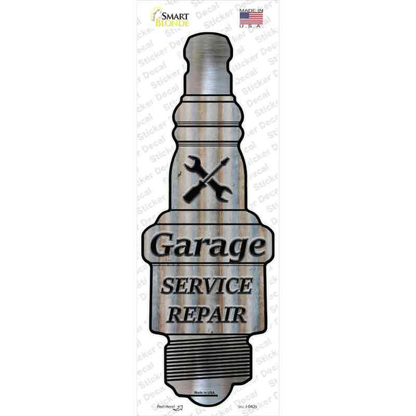 Service Repair Novelty Spark Plug Sticker Decal