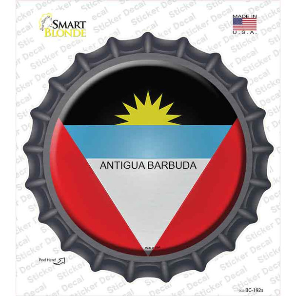 Antigua Barbuda Novelty Bottle Cap Sticker Decal