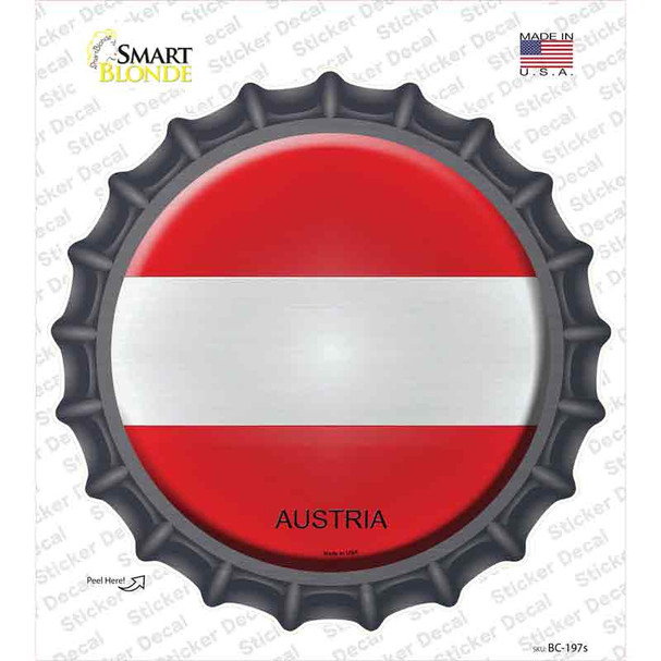 Austria Novelty Bottle Cap Sticker Decal