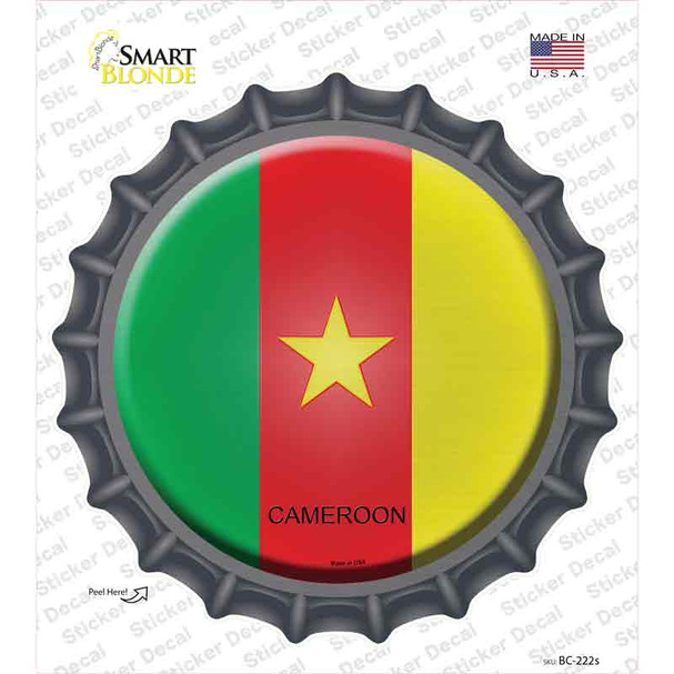 Cameroon Country Novelty Bottle Cap Sticker Decal