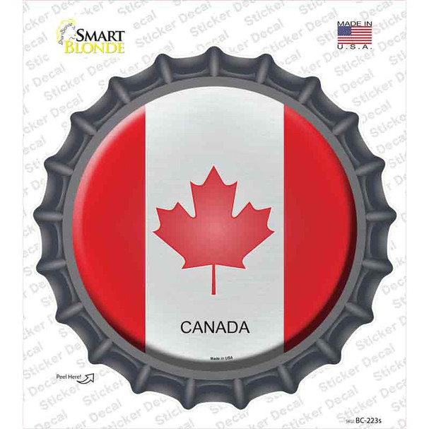 Canada Country Novelty Bottle Cap Sticker Decal