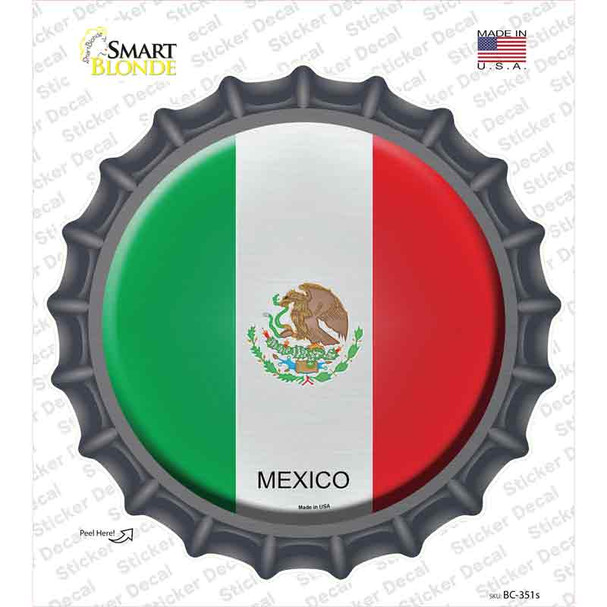 Mexico Country Novelty Bottle Cap Sticker Decal