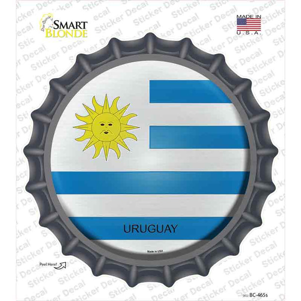 Uruguay Country Novelty Bottle Cap Sticker Decal