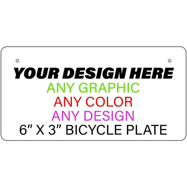 Create my own license shop plate