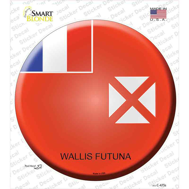 Wallis Futuna Country Novelty Circle Sticker Decal