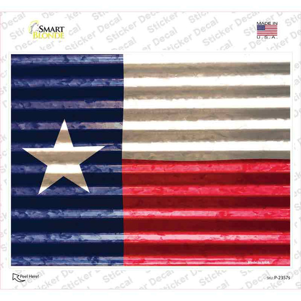 Texas Flag Novelty Rectangle Sticker Decal