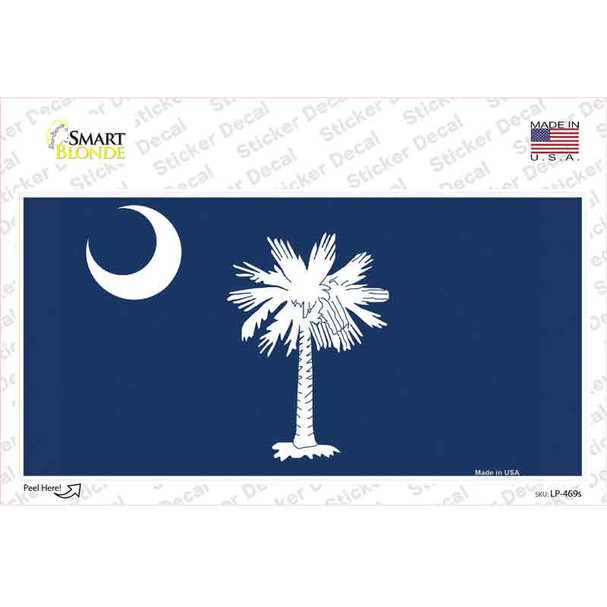 South Carolina Blue Flag Novelty Sticker Decal