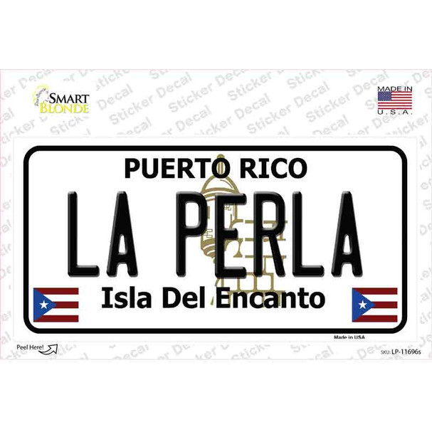 La Perla Puerto Rico Novelty Sticker Decal