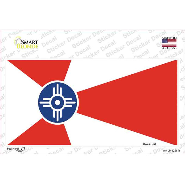 Wichita Flag Novelty Sticker Decal