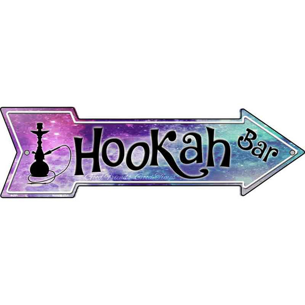 Hookah Bar Novelty Metal Arrow Sign