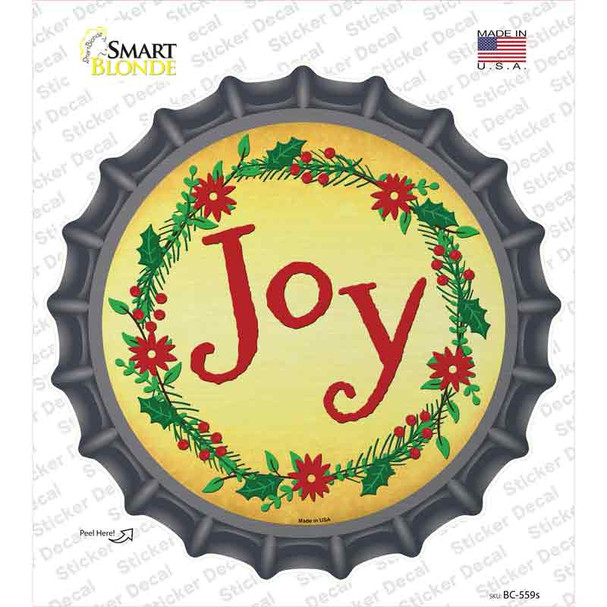 Joy Novelty Bottle Cap Sticker Decal