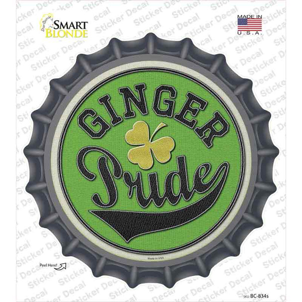 Ginger Pride Novelty Bottle Cap Sticker Decal
