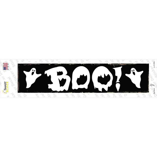 Boo Novelty Narrow Sticker Decal