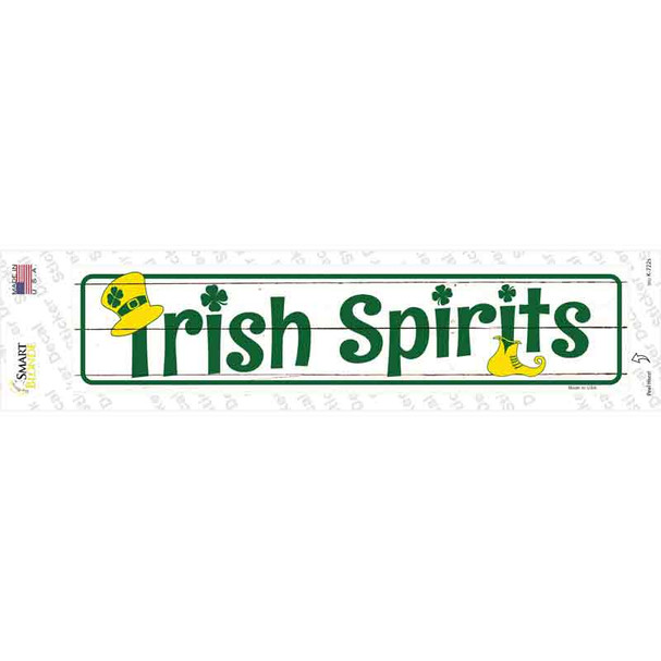 Irish Spirits Novelty Narrow Sticker Decal