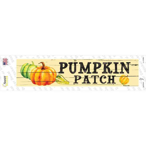 Pumpkin Patch Novelty Narrow Sticker Decal