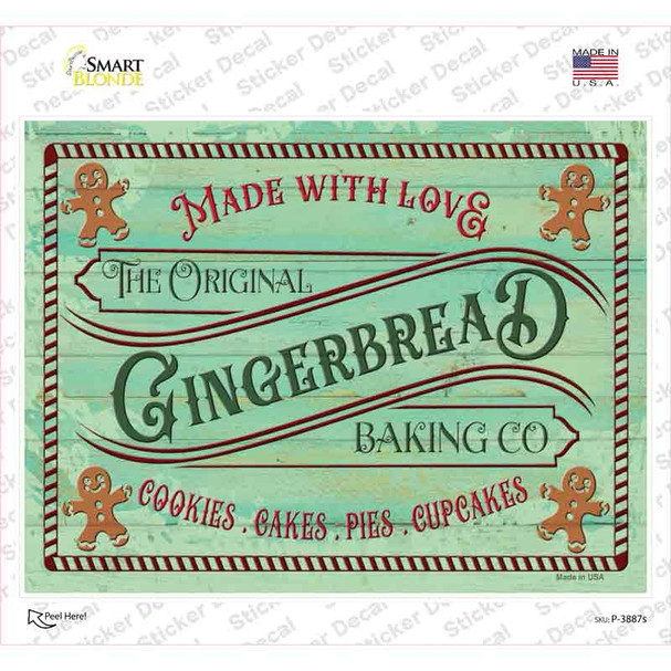 The Original Gingerbread Baking Co Novelty Rectangle Sticker Decal
