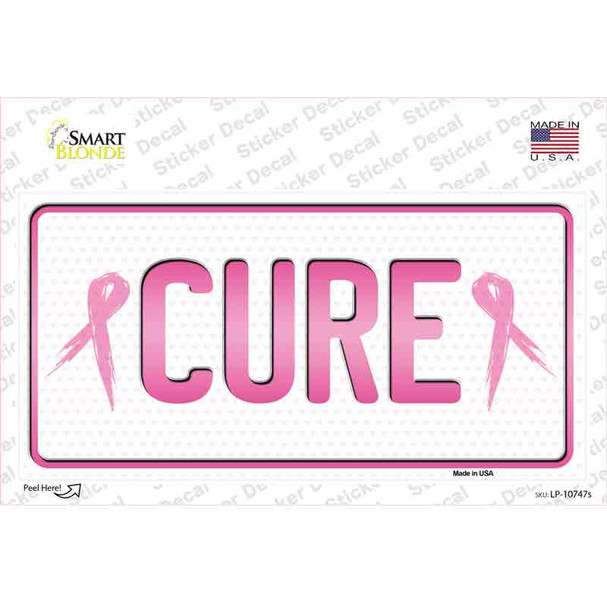 Cure Novelty Sticker Decal