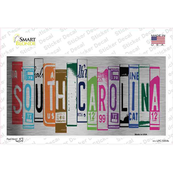 South Carolina Art Novelty Sticker Decal