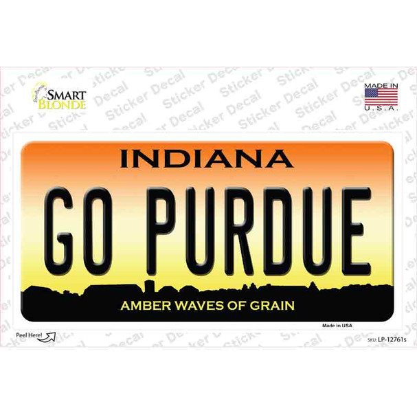 Go Purdue Novelty Sticker Decal