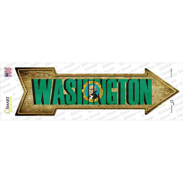 Washington Novelty Arrow Sticker Decal