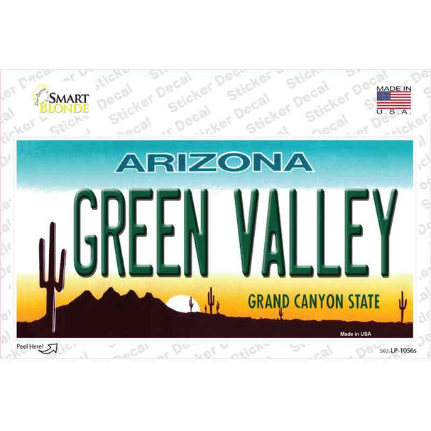 Green Valley Arizona Novelty Sticker Decal