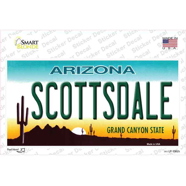 Scottsdale Arizona Novelty Sticker Decal