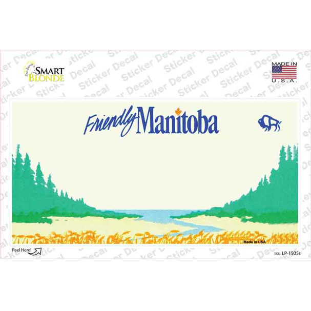 Manitoba Novelty Sticker Decal
