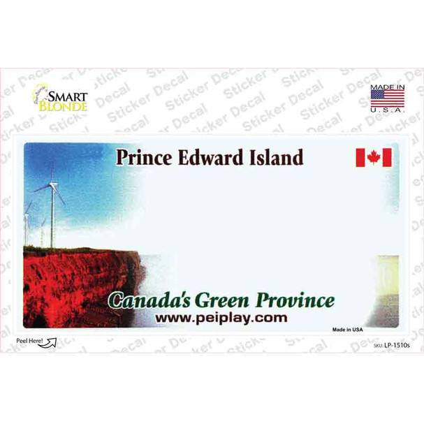 Prince Edward Island Novelty Sticker Decal