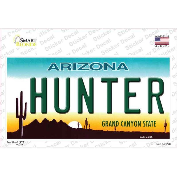 Hunter Arizona Novelty Sticker Decal