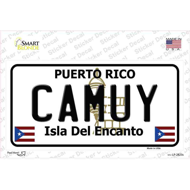 Camuy Novelty Sticker Decal