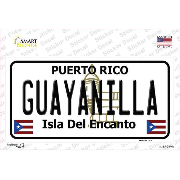 Guayanilla Puerto Rico Novelty Sticker Decal