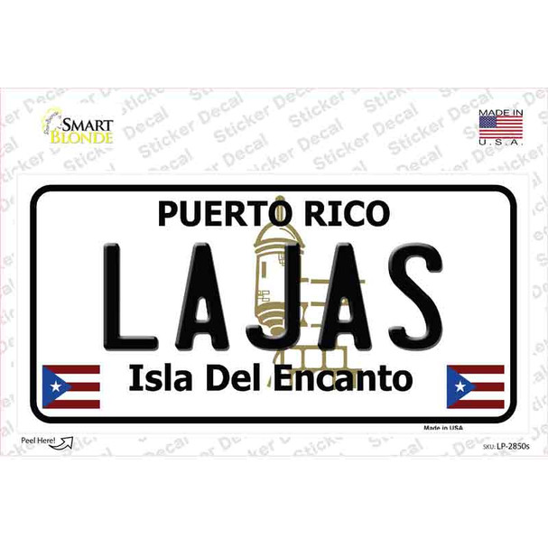 Lajas Puerto Rico Novelty Sticker Decal
