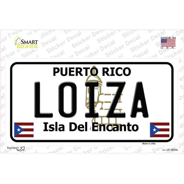 Loiza Puerto Rico Novelty Sticker Decal