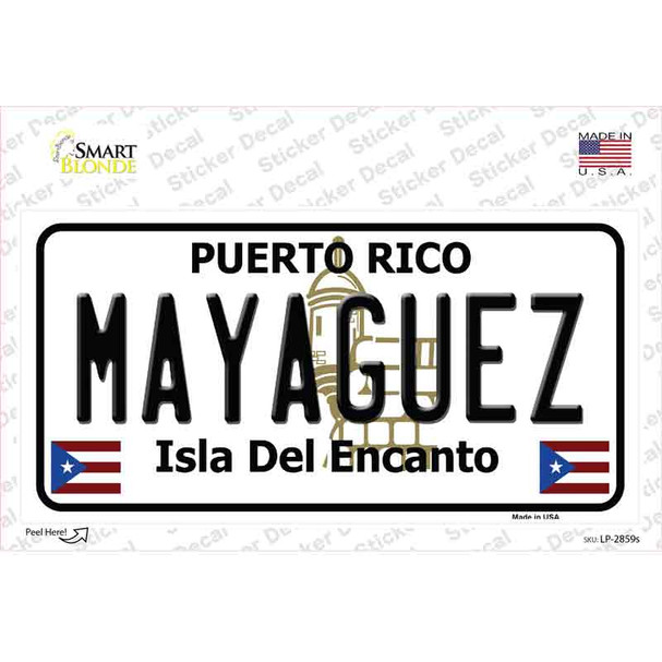 Mayaguez Puerto Rico Novelty Sticker Decal
