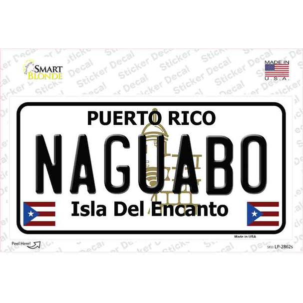 Naguabo Puerto Rico Novelty Sticker Decal