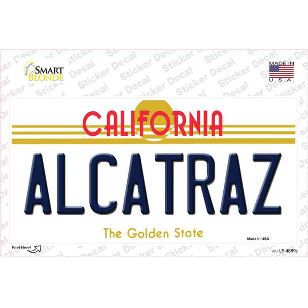 Alcatraz California Novelty Sticker Decal